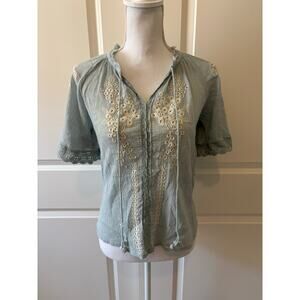 Chelsea and Theodore Embroidered Top